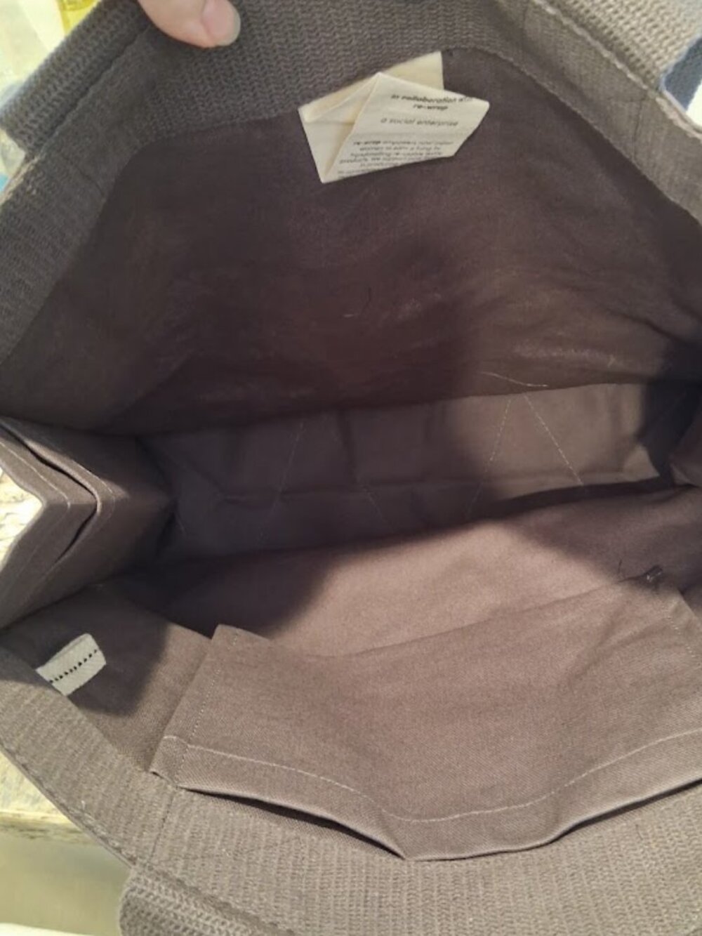 Paper Source Premium Organic In-Conversion Cotton Tote - Picture 6 of 6